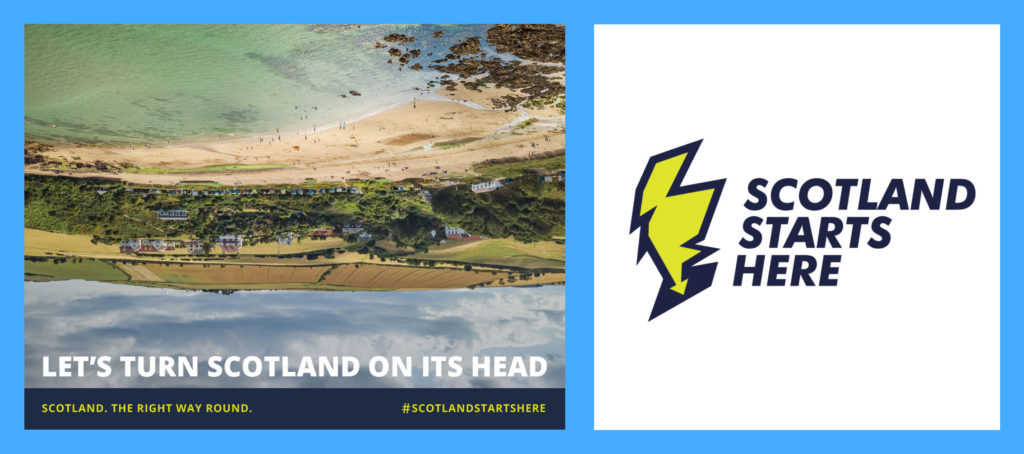 Ad campaign for Scotland Starts Here