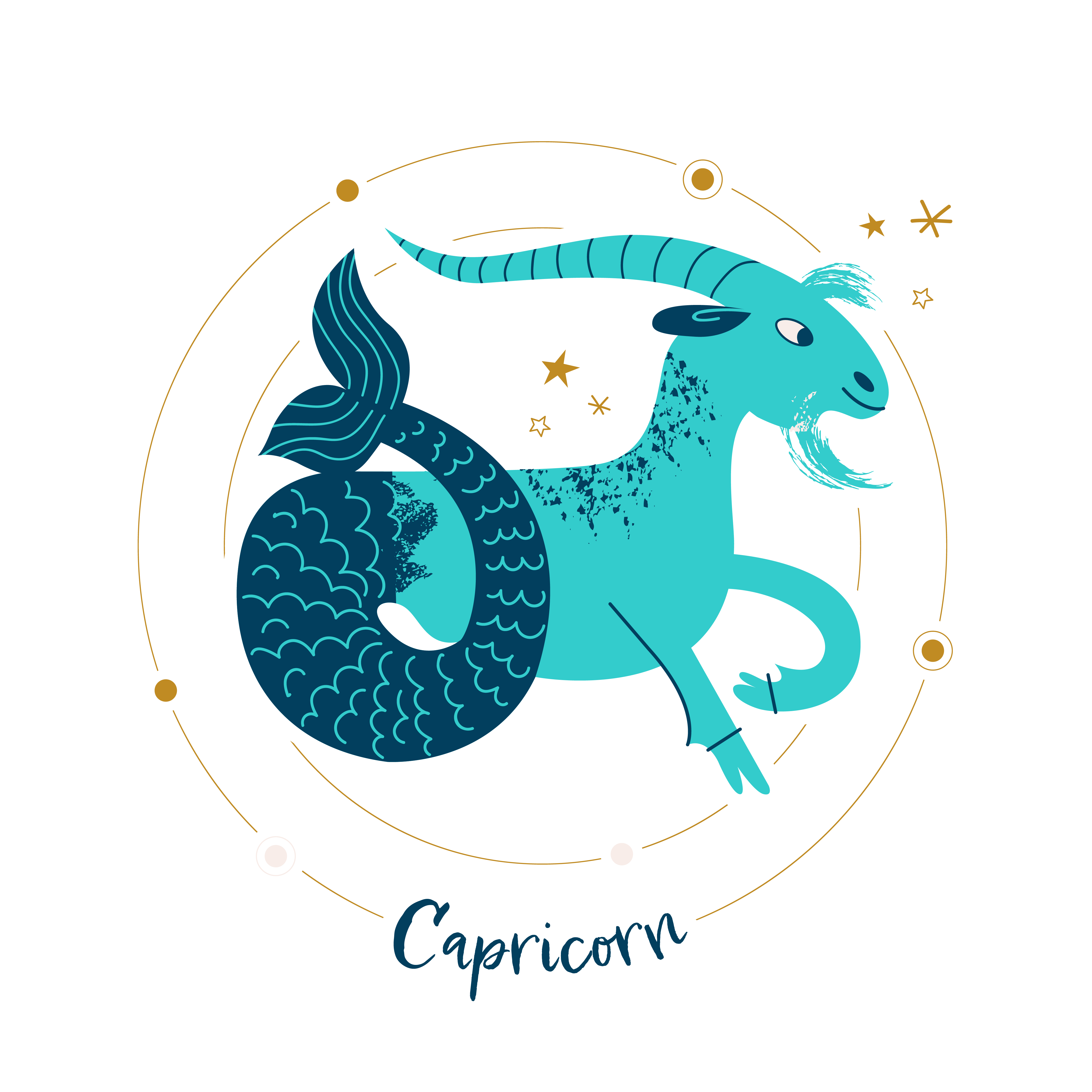 Blue Goat star sign Capricorn