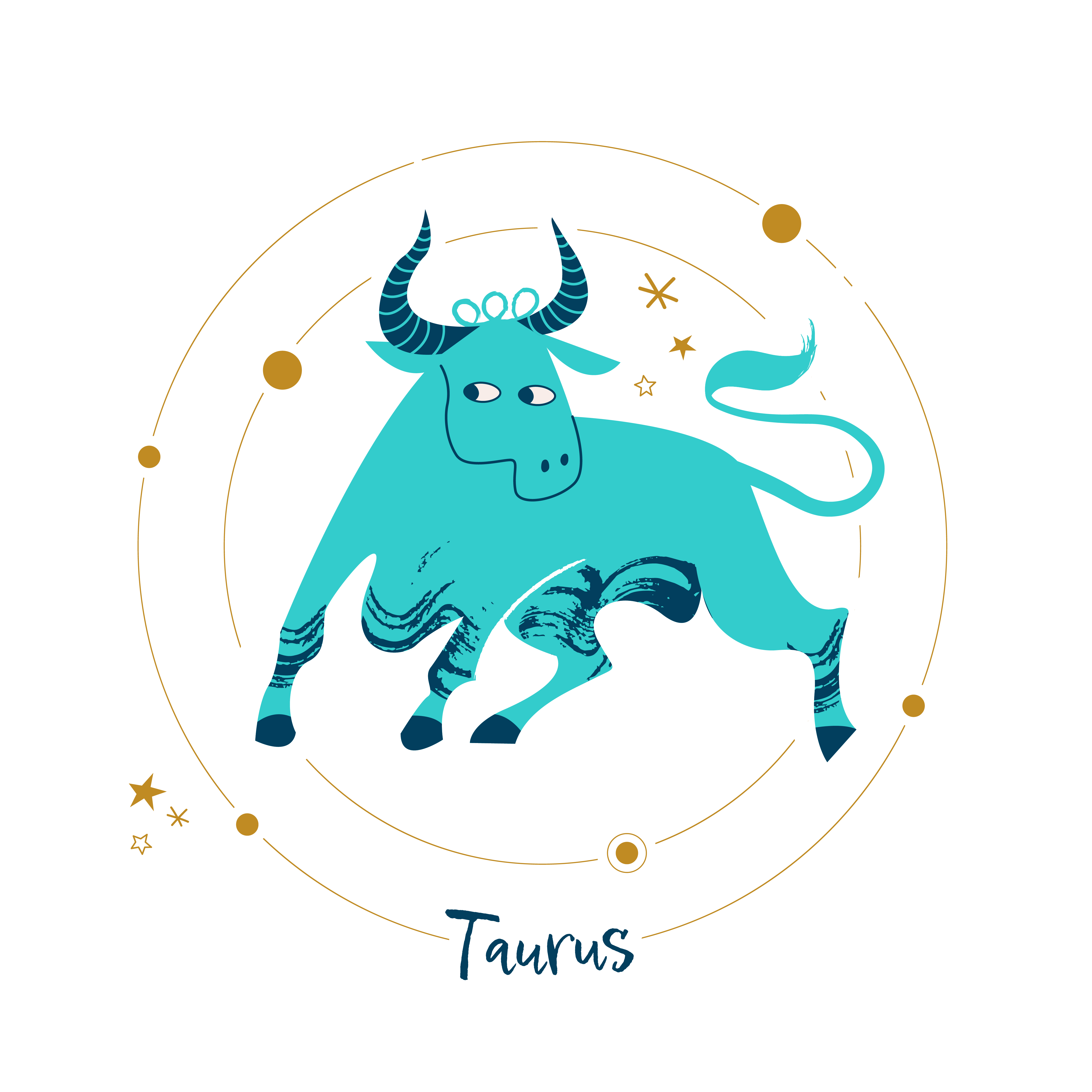 Star Sign blue bull Taurus